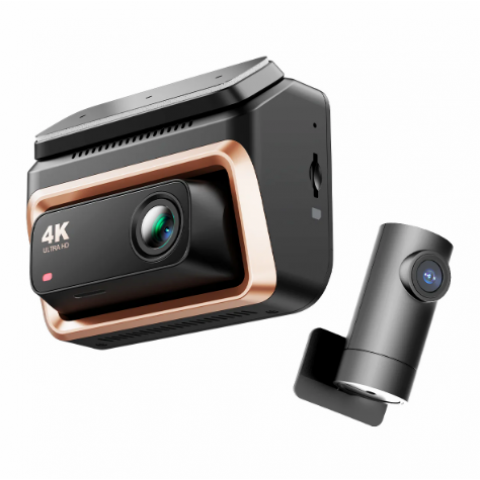 Automobilinis vaizdo registratorius DDPAI Z60 Pro Dual 4K su 4G, Wi-Fi, Bluetooth, GPS